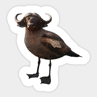 Buffalobird Sticker